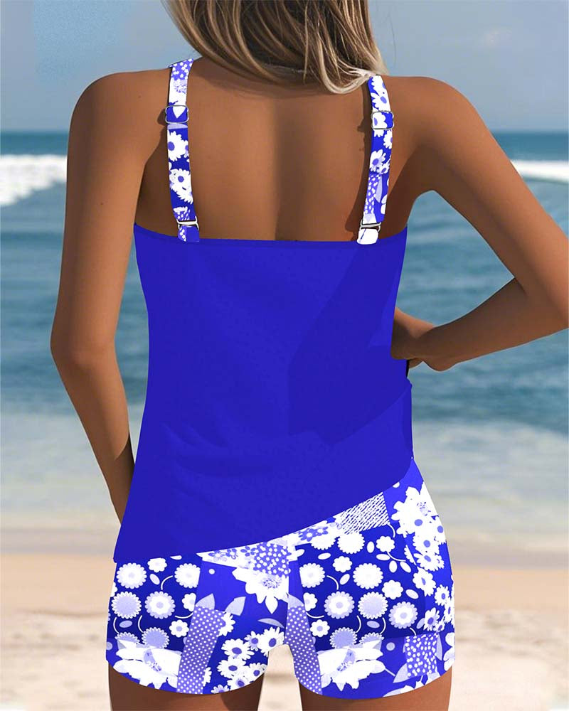 Sabrina | Two-Piece Swimsuit with Comfortable Fit and Floral Beach Style